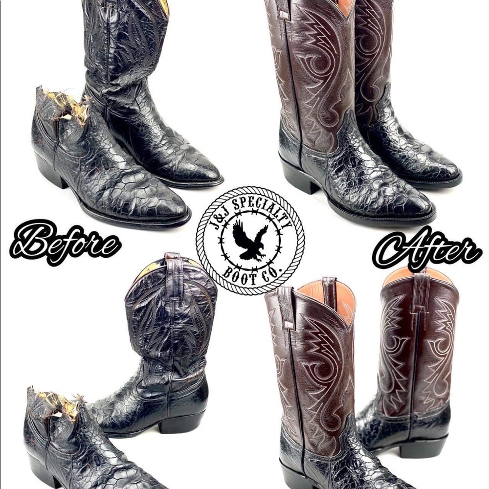 Black turtle boots